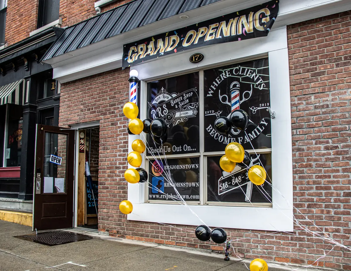 Rock, Razor, Scissors Barbershop Interior